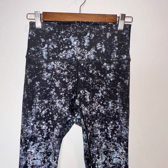 Lululemon Wunder Under Hi-Rise Tight Nulux Effervescence 50g Multi Black Sz 8 - Picture 4 of 9